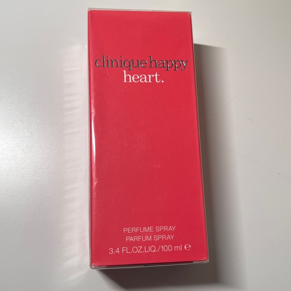 NEW SEALED Clinique Happy Heart 3.4 FL OZ/100 ml EDP Perfume for Women fragrance